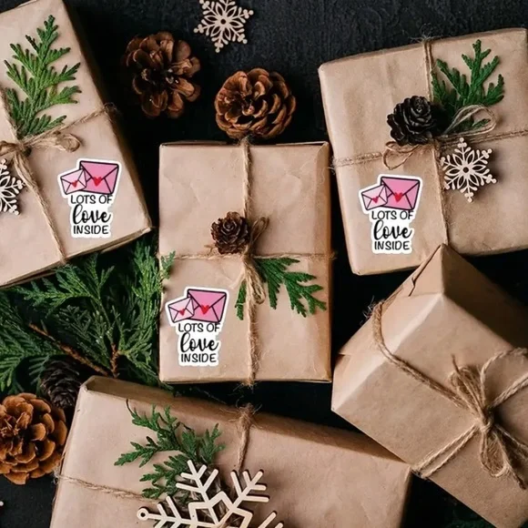 25pc Lots Of Love Inside Stickers, Mail Packaging Stickers For Small Business - Picture 2 of 3